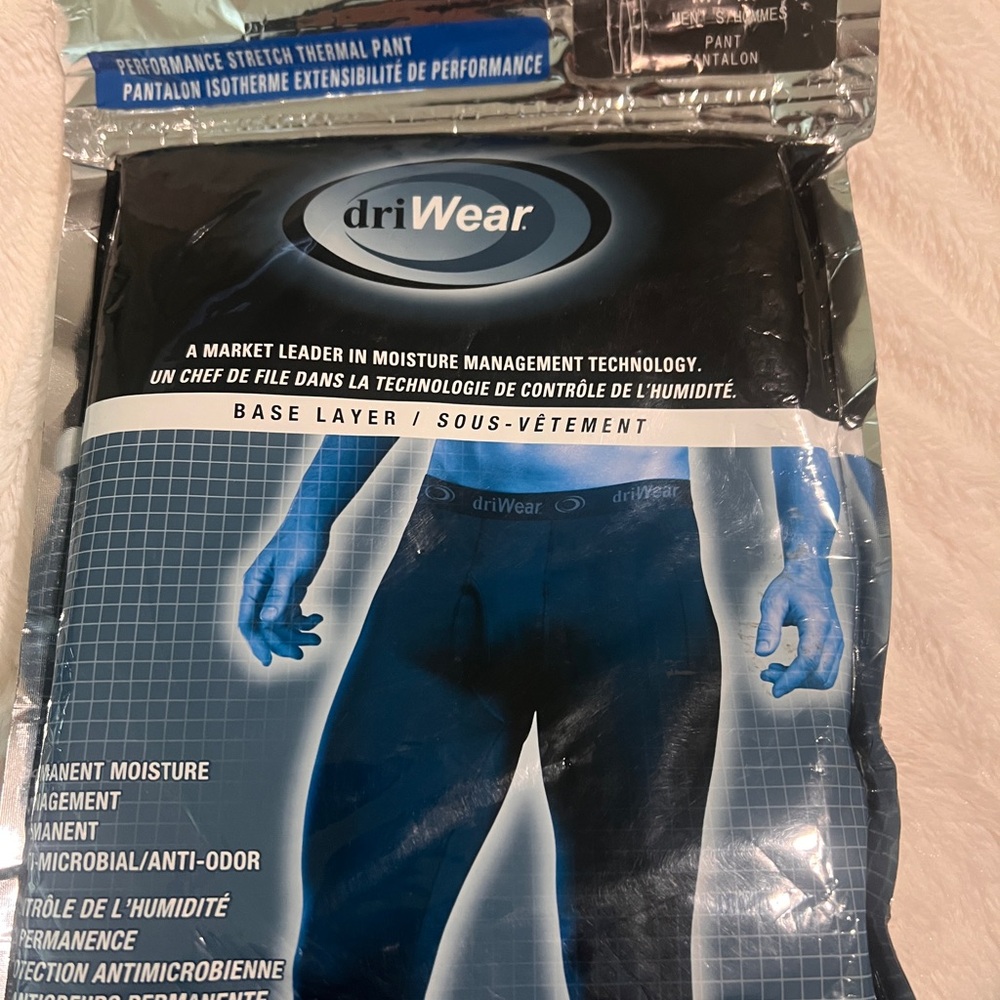 DirWear Black Thermal Pants for Men